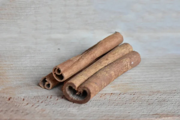 Dry Cinnamon Sticks Close — Stock Photo, Image