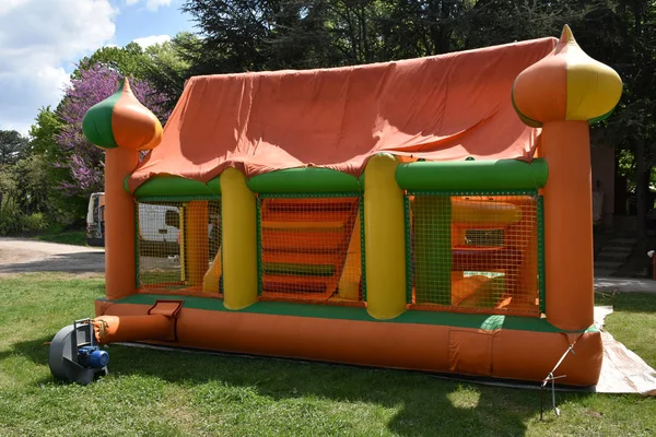 Beautiful Inflatable Playground Park — Stock Photo, Image