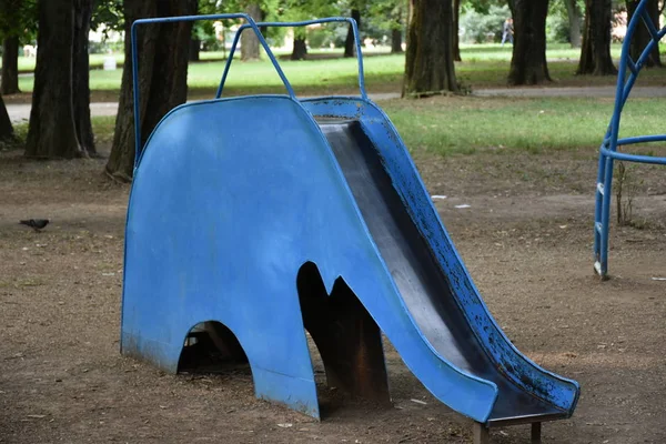 Vacker Lekplats Parken — Stockfoto