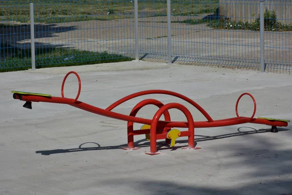 Vacker Lekplats Parken — Stockfoto