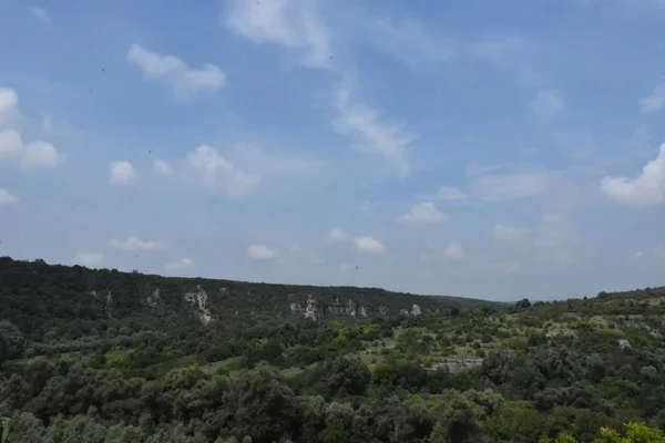 美丽的山景自然景观 — 图库照片