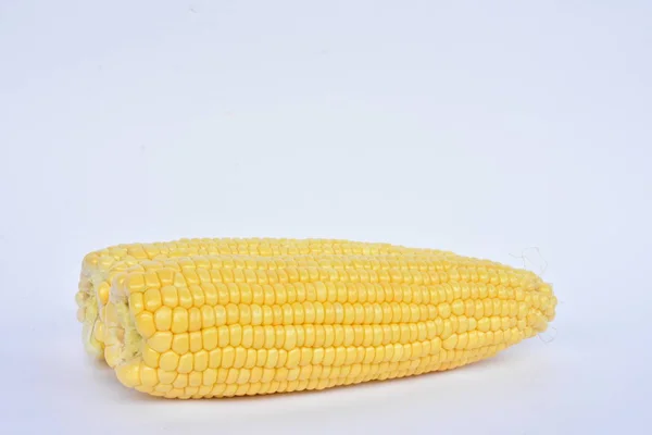Сырая Кукурузная Голова Крупным Планом — стоковое фото