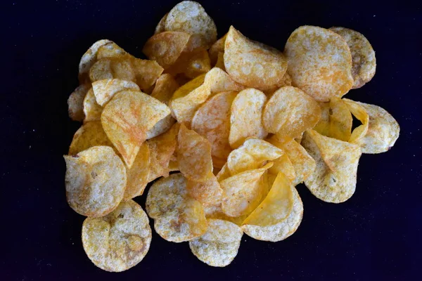 Burgonya Chips Közelről — Stock Fotó