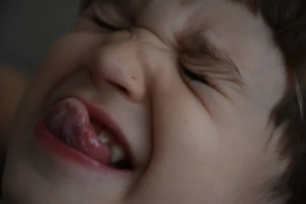 Belo Retrato Menino Sorriso — Fotografia de Stock