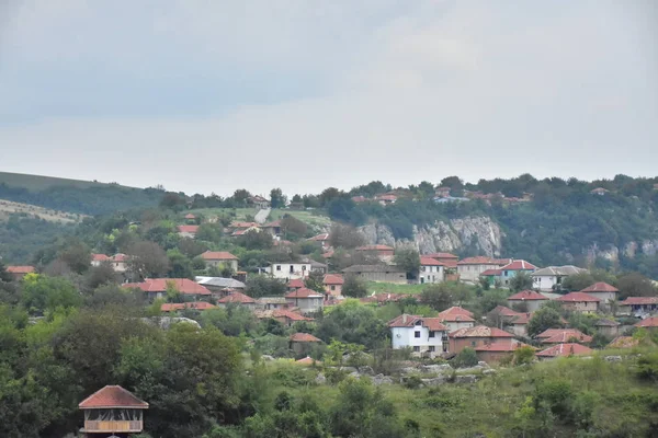 Bela Paisagem Montanhosa Vista Panorâmica — Fotografia de Stock