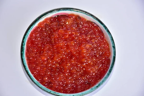 Caviar Vermelho Peixe — Fotografia de Stock