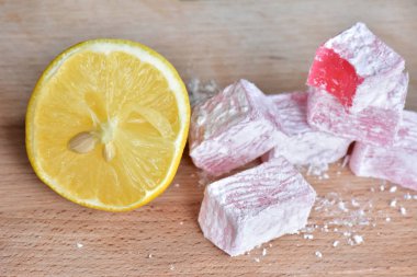 güzel ve lezzetli lakum yakın