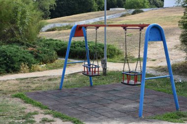 Parktaki güzel oyun parkı