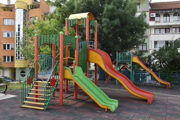 Vacker Lekplats Parken — Stockfoto