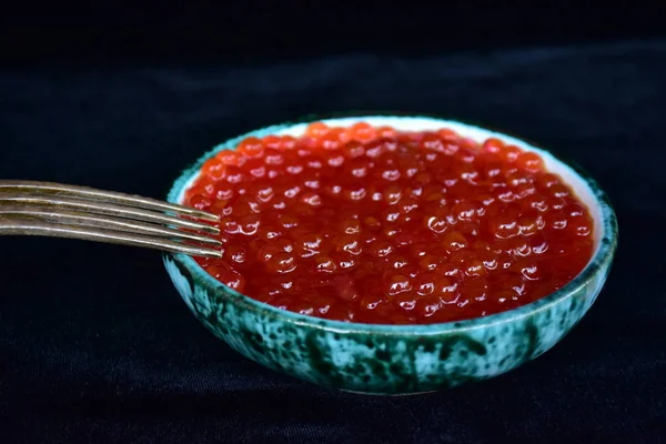 Caviar Vermelho Peixe — Fotografia de Stock