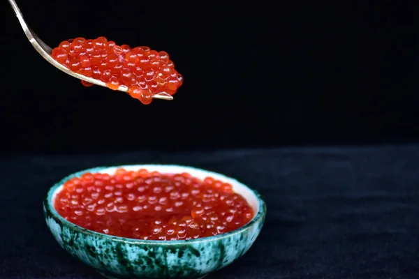 Caviar Vermelho Peixe — Fotografia de Stock