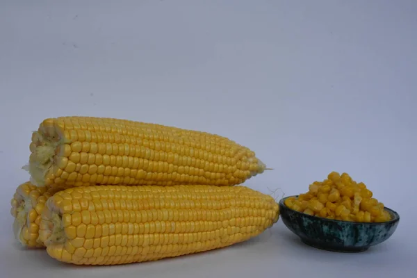 Boiled Raw Corn — Stock Photo, Image