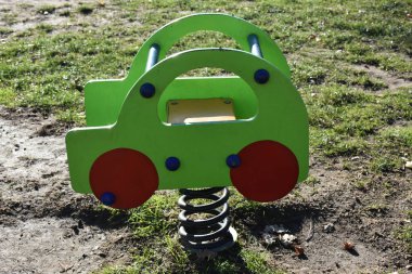 Parktaki güzel oyun parkı