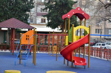 Parktaki güzel oyun parkı