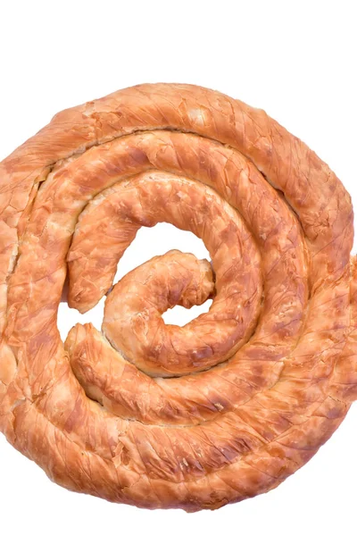 Bulgaarse Nationale Keuken Banicza Met Geitekaas Rollini Met Geitekaas Kaas — Stockfoto