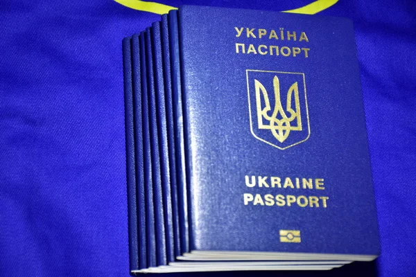 Passaporte Papel Cidadão Ucrânia — Fotografia de Stock