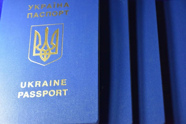 Passaporte Papel Cidadão Ucrânia — Fotografia de Stock