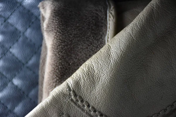 Vacker Läder Bakgrund Textur — Stockfoto
