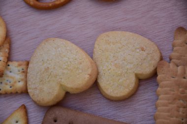 lezzetli kurabiyeler yakın çekim 