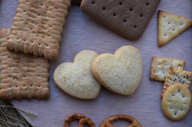 lezzetli kurabiyeler yakın çekim 