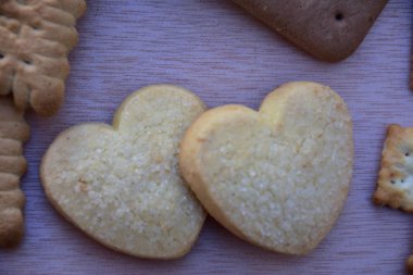 lezzetli kurabiyeler yakın çekim 