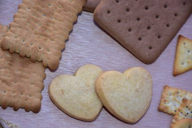 lezzetli kurabiyeler yakın çekim 