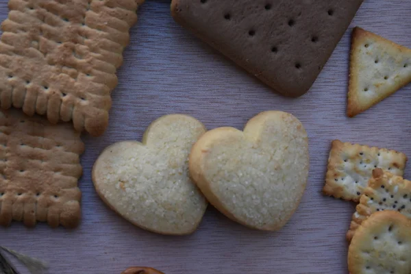lezzetli kurabiyeler yakın çekim 