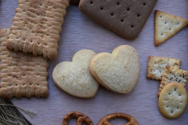 lezzetli kurabiyeler yakın çekim 