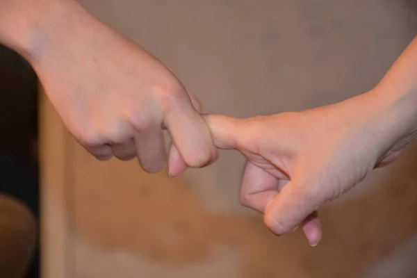 Hand Hand Aus Nächster Nähe — Stockfoto