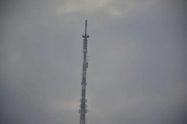 Antena Alta Nevoeiro — Fotografia de Stock