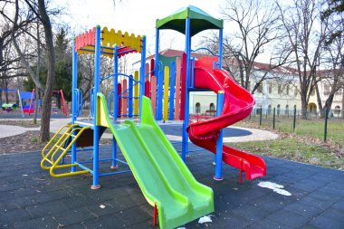 Parktaki güzel oyun parkı