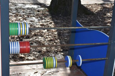 Parktaki güzel oyun parkı