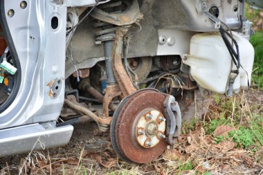 araba ve kaza ve tehlike,