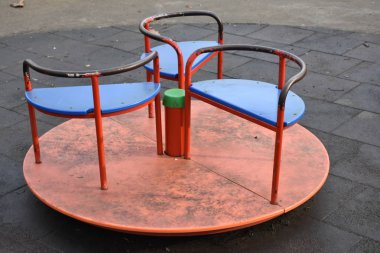Parktaki güzel oyun parkı