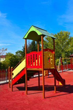 Parktaki güzel oyun parkı