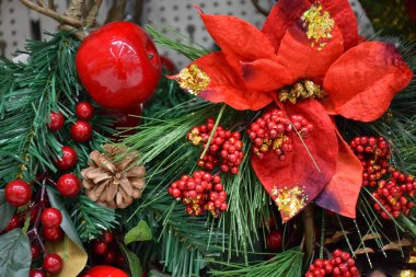 Noel süsleri güzel yakın çekim 