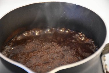 haşlanmış aromatik kahve 