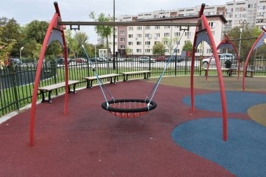 Parktaki güzel oyun parkı