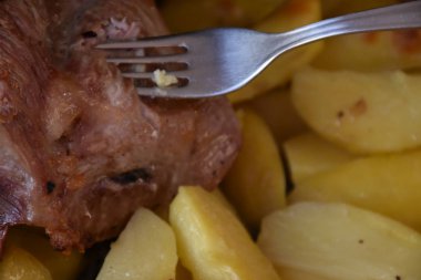 etli patates yakın çekim 