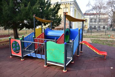 Parktaki güzel oyun parkı