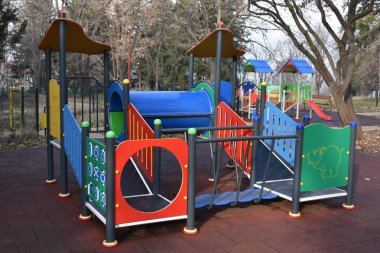 Parktaki güzel oyun parkı