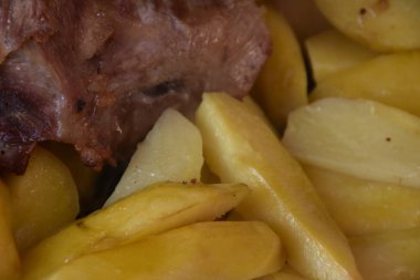 etli patates yakın çekim 