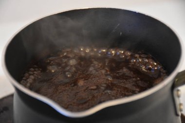 haşlanmış aromatik kahve 