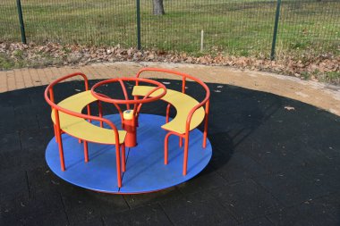 Parktaki güzel oyun parkı