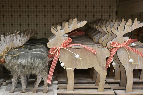 Beautiful Christmas Deer Close — Stock Photo, Image