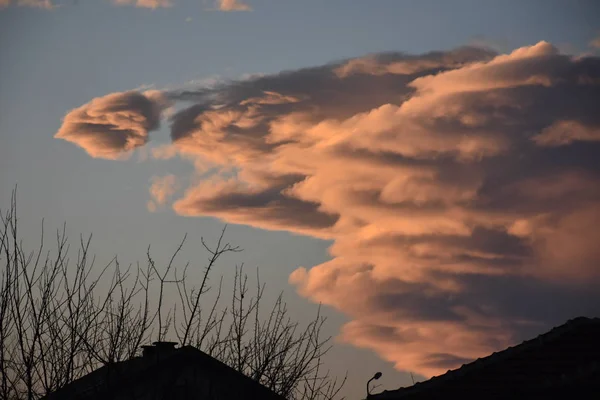 Ciel Bleu Nuages Belle — Photo