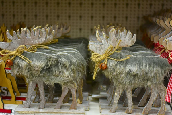 Beautiful Christmas Deer Close — Stock Photo, Image