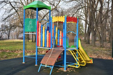 Parktaki güzel oyun parkı