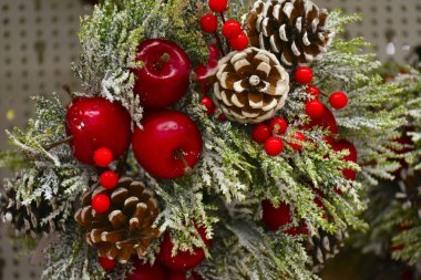 Noel süslemesi. Kapatın. 