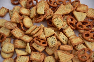 lezzetli kurabiyeler Üstten Görünüm 